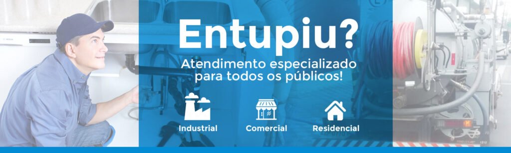 Empresa que realiza serviços de Desentupidora