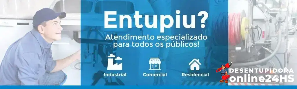 Desentupidora na Vila Mascote