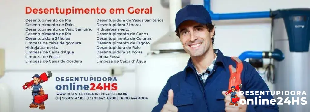 Desentupidora em Jandira