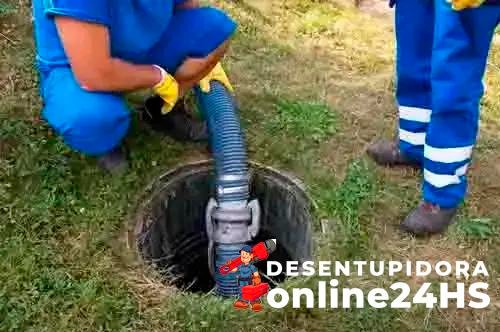 Desobstrução de redes de esgoto industriais